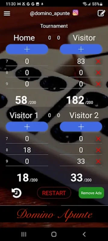 Domino Apunte for Android - Sustainable Scorekeeping App