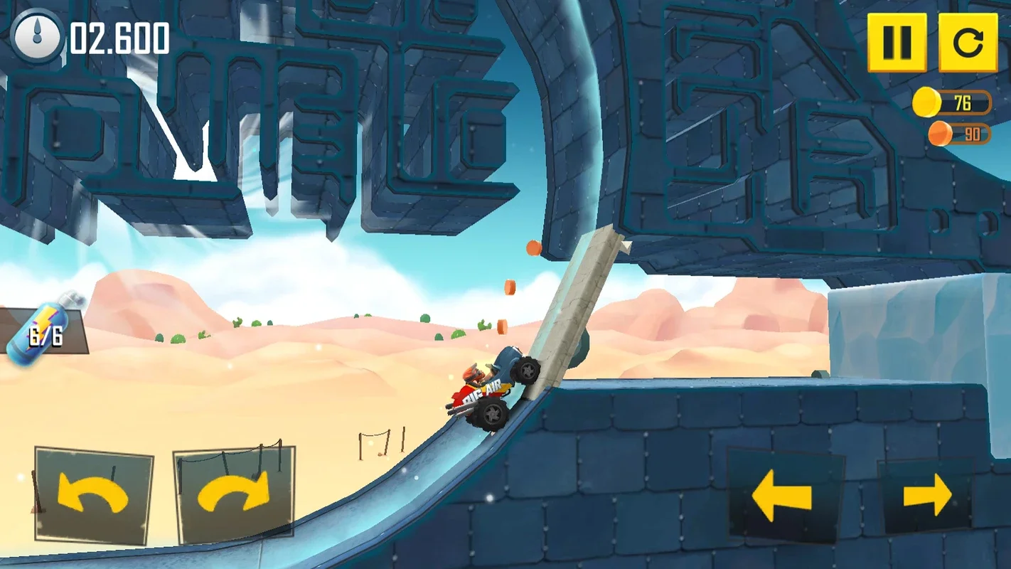 Motocraft for Android: Challenging 2D Driving Game