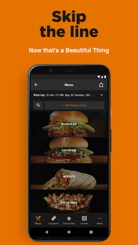 Harvey's for Android - Order Grilled Foods with Contactless Pay