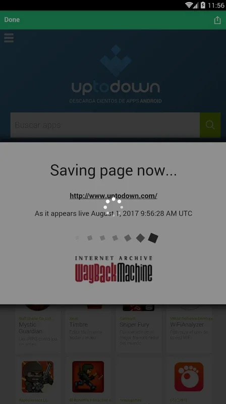 Wayback Machine for Android - Preserve Webpages Easily