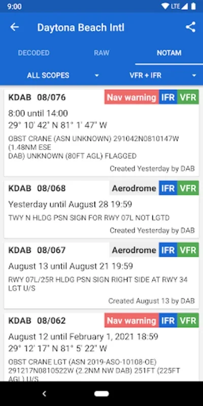 Avia Weather for Android: Accurate Aviation Weather Info