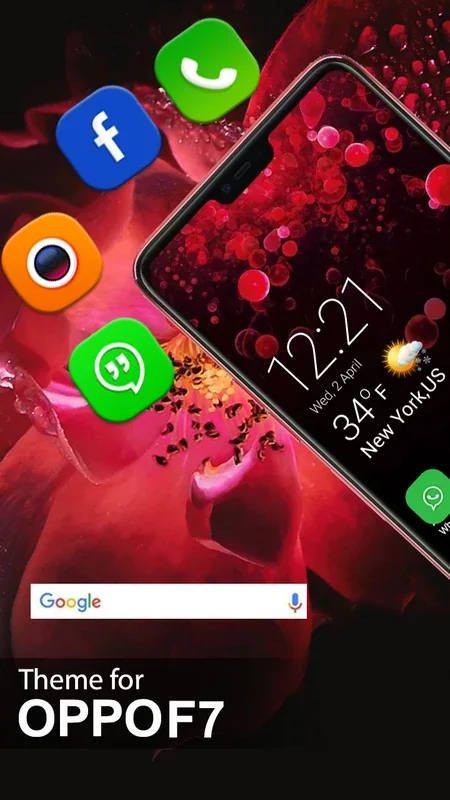 Oppo F7 Launcher - Themes and Wallpapers for Android