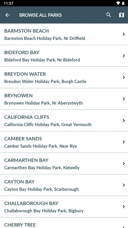 Parkdean Resorts for Android - Hassle - Free Dining