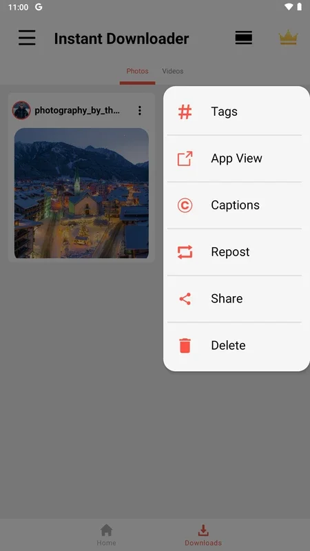 Instant Downloader for Android: Download Instagram Content