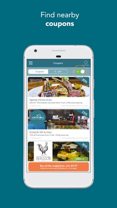 Icelandic Coupons for Android - Save with Ease