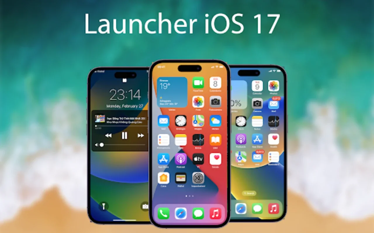 iOS 17 Launcher - Phone 15 Pro for Android - No Downloading Needed