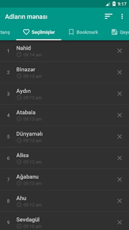 Adların mənası for Android: Explore Azerbaijani Names