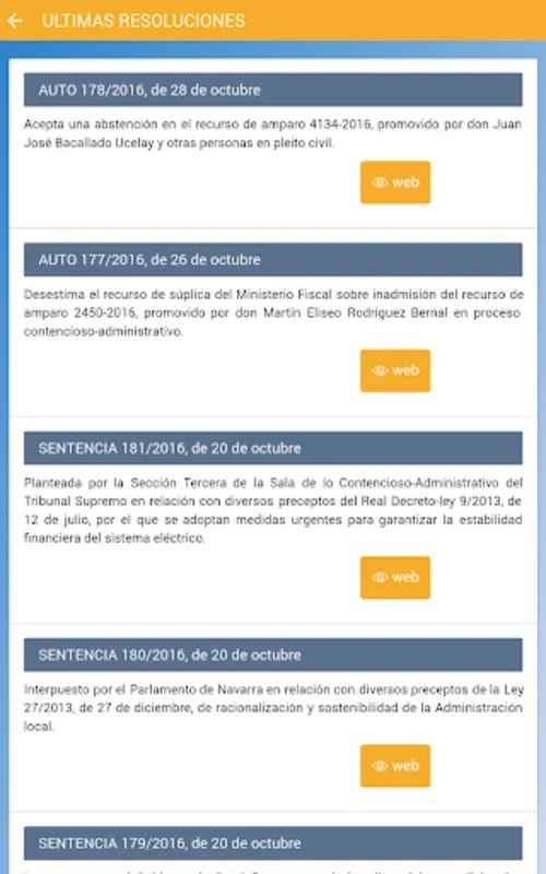 TC-e for Android - Access Spanish Constitutional Court Data