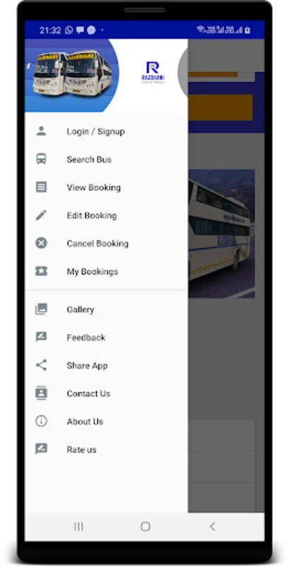 Rajdhani Travels for Android - Seamless Bus Travel