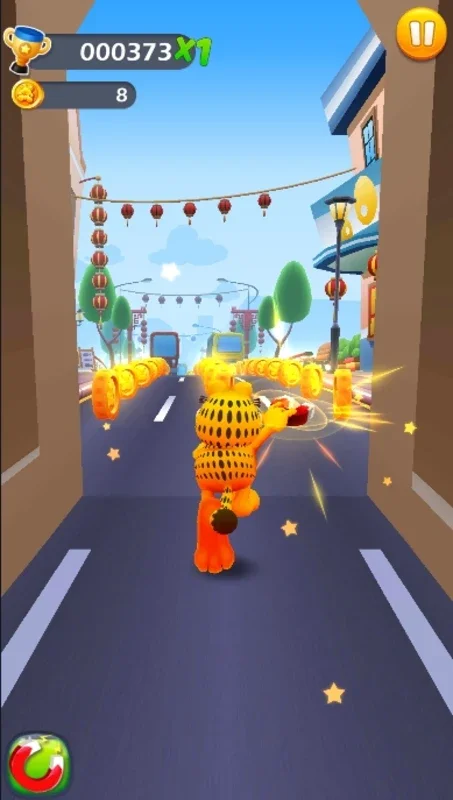 Garfield Rush for Android: Reclaim Lasagna