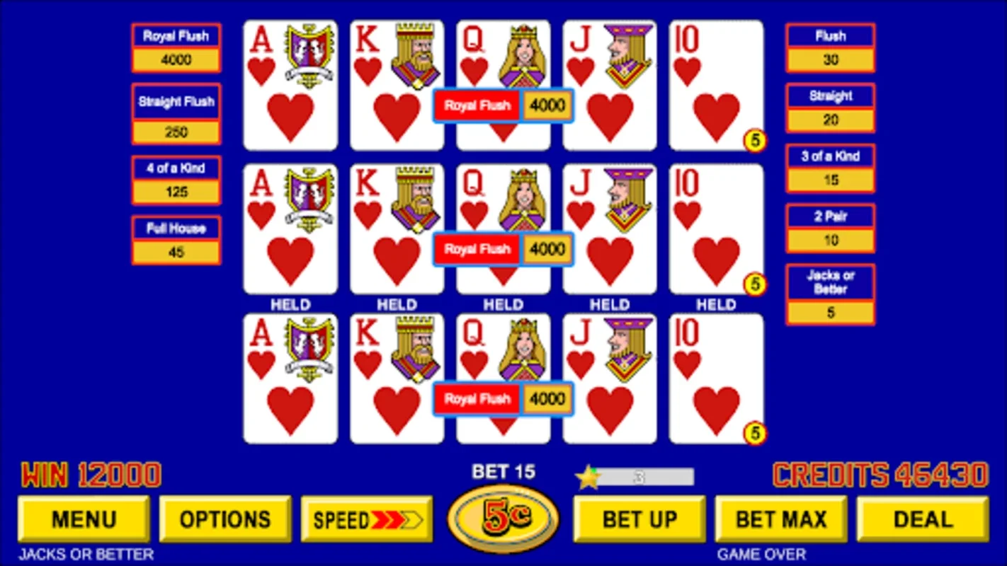 Video Poker ™ - Classic Games for Android: 22 Variants & Big Jackpots