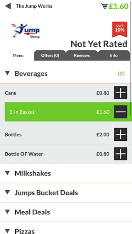 The Jump Works for Android: Effortless Food Ordering