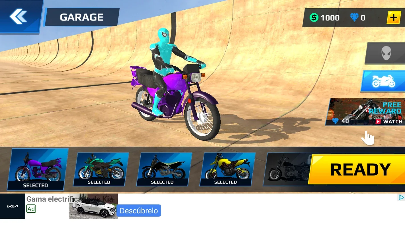 Superhero Moto Stunts Racing for Android - Thrilling Races Await