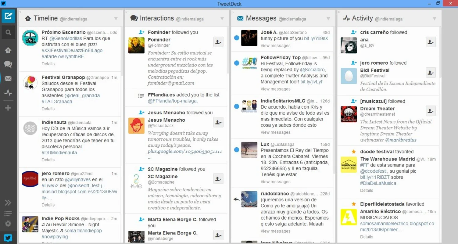 TweetDeck Portable for Windows - Streamlined Twitter Management