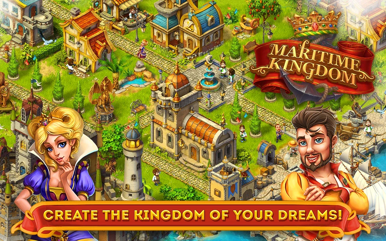 Maritime Kingdom for Android - Build and Manage Your Empire