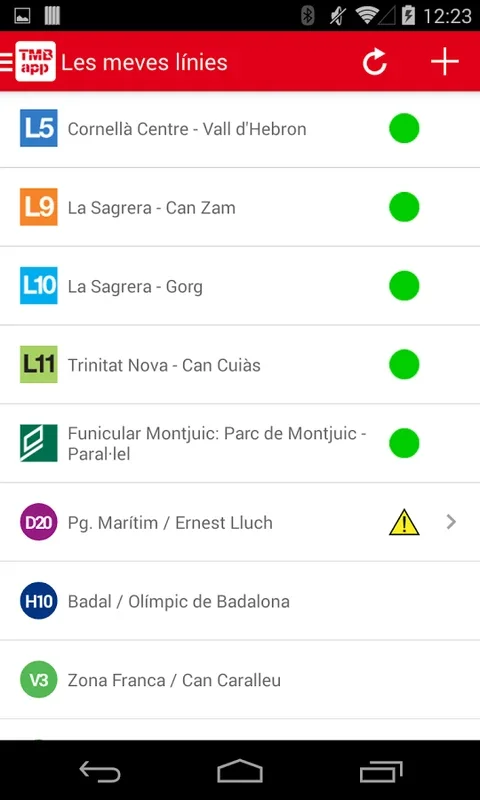 TMBApp for Android - Manage Public Transport Easily