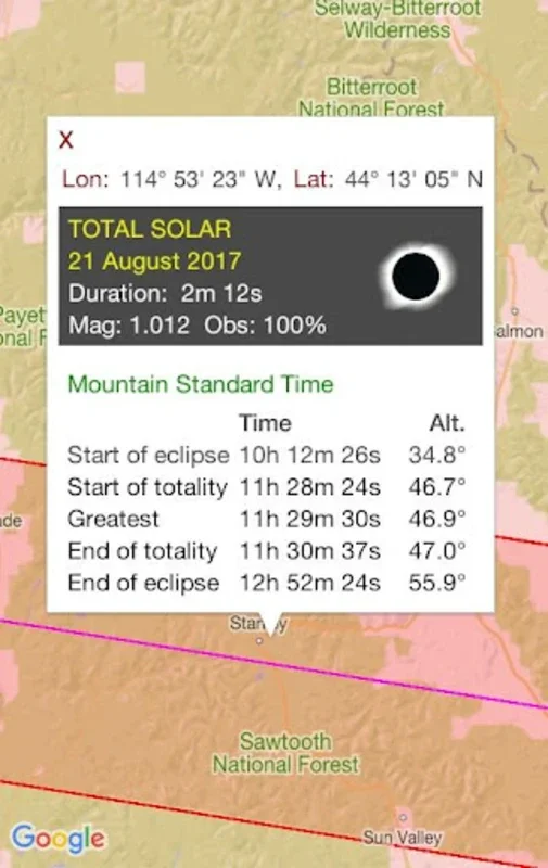 Eclipse Calculator 2 for Android - Track Celestial Events