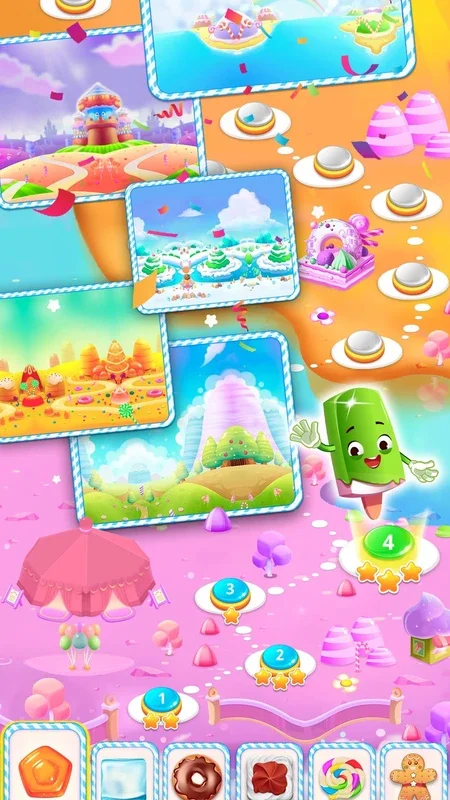 Lollipop World match 3 mania for Android: Exciting Match-3 Challenges