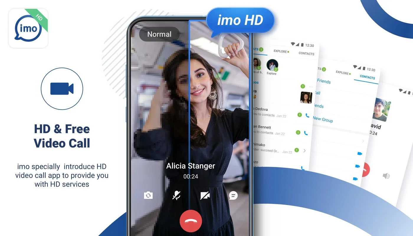 imo HD for Android: Feature - Rich Instant Messaging