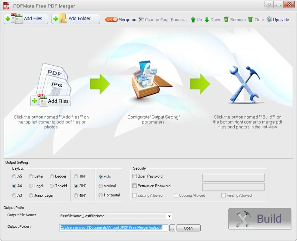 PDFMate Free PDF Merger for Windows - Effortless File Merging