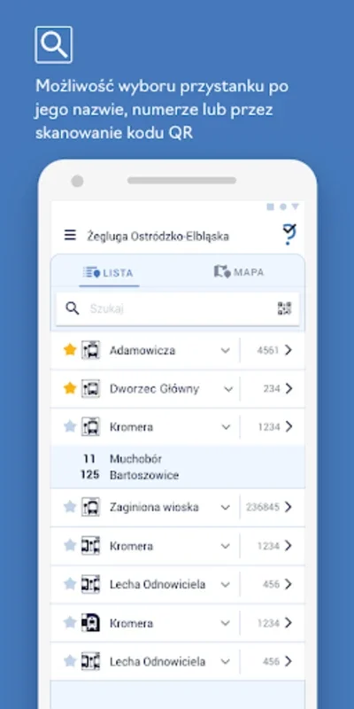 KiedyPrzyjedzie for Android - Real-Time Transport Tracking