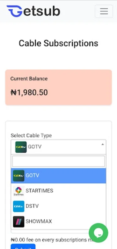 Getsub | Buy Data and Airtime for Android - Streamline Utility Payments