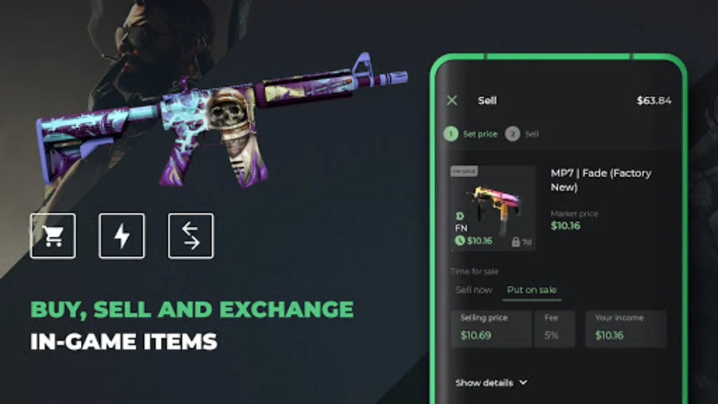 DMarket - Trade CS:GO Skins for Android - Download the APK