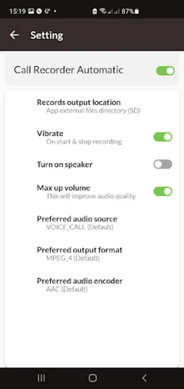 Call Recorder Automatic for Android - Record and Save Calls Easily