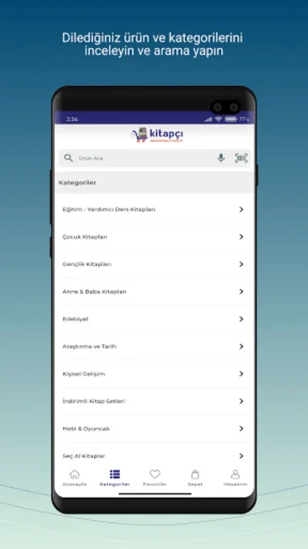 Kitapçı for Android - Effortless Shopping Experience