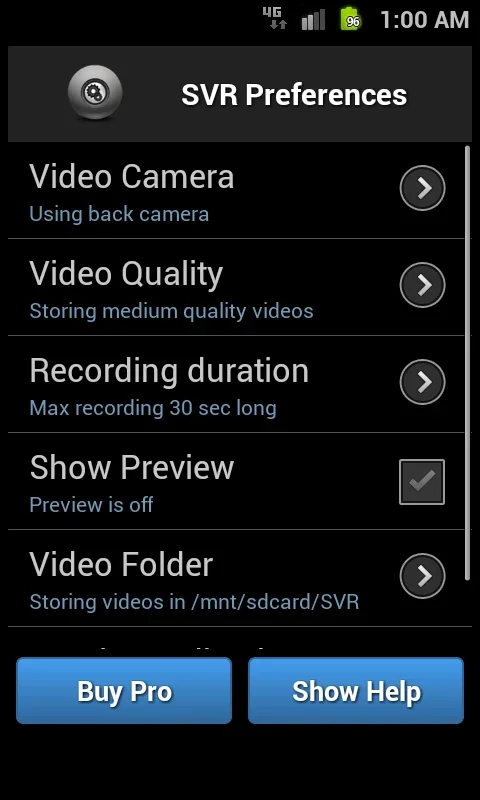 Secret Video Recorder (Android 1X) for Android - No Downloading Required