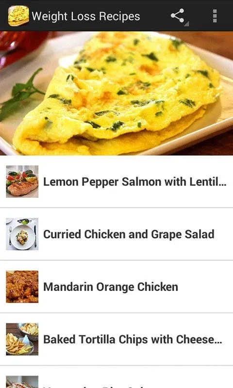 Weight Loss Recipes for Android: Aid Your Fitness Journey