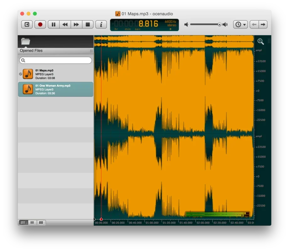 Ocenaudio for Windows - Free Audio Editing Software