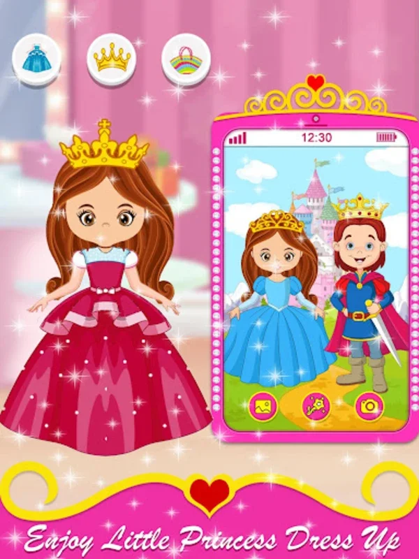 Girl Baby Phone for Toddler on Android: Enchanting Educational Fun