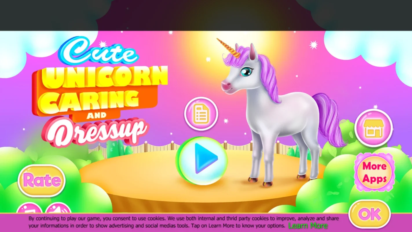 Cute Unicorn Caring and Dressup for Android - Download the APK from AppHuts