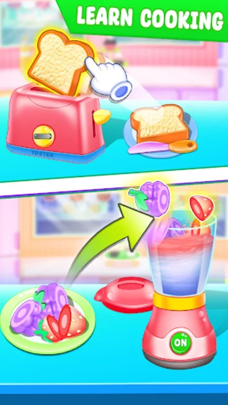 Kitchen Set Toy Cooking Games for Android - Miniature Culinary Fun