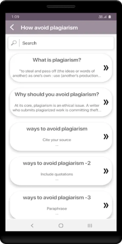 How avoid plagiarism for Android - Keep Your Writing Original