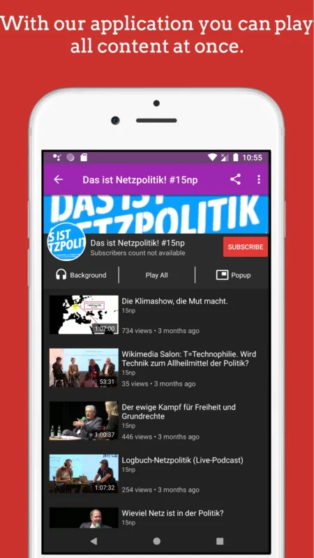 Rtube for Android: Efficient Video Search App