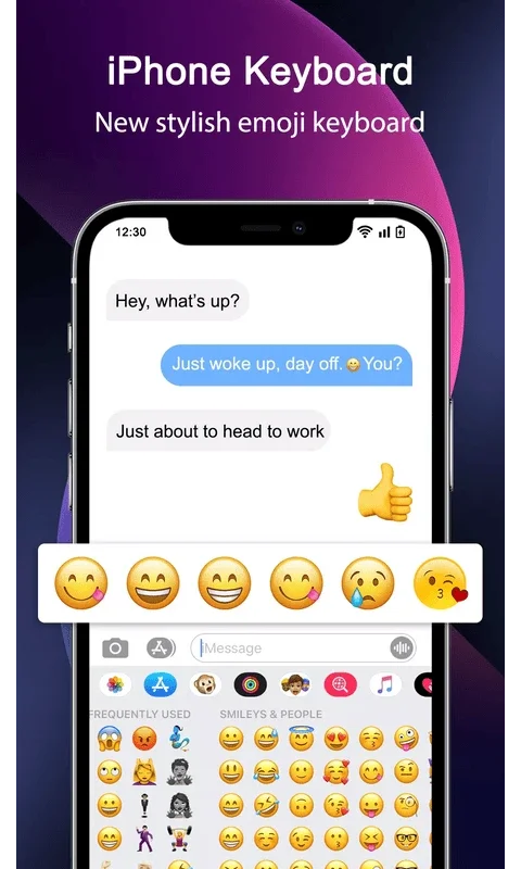 iPhone Keyboard - iOS 18: iOS Typing Experience on Android