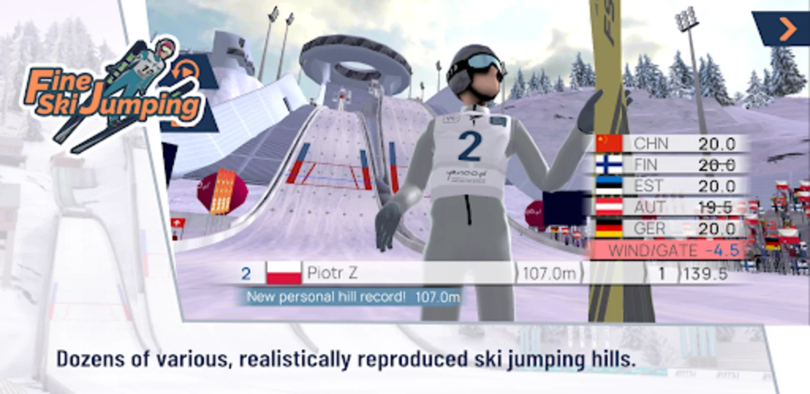 Fine Ski Jumping on Android: An Immersive Sports Experience