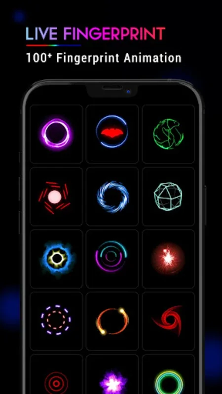 Fingerprint Live Animation App for Android - Customize Your Lock Screen