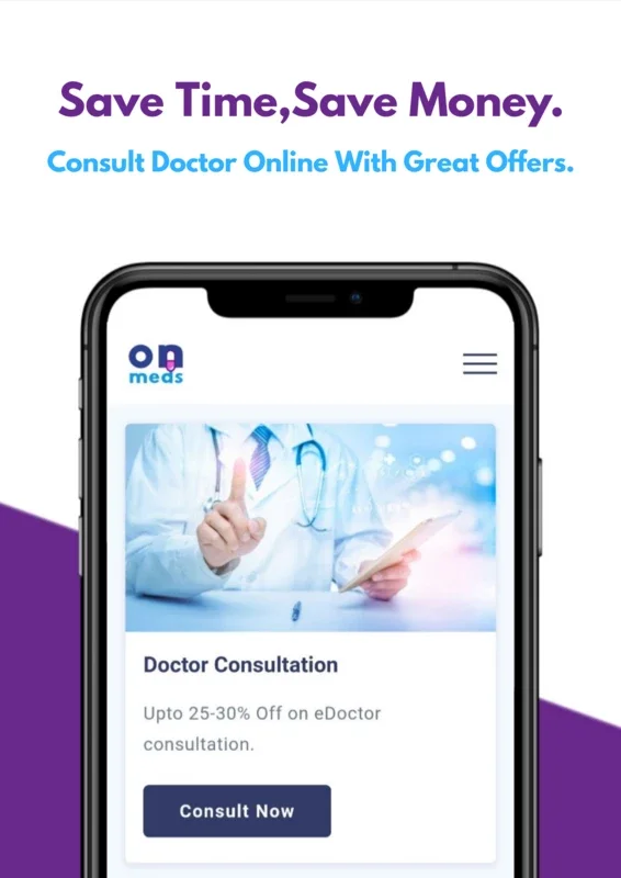 Onmeds - Android App for Medicine Ordering & Doctor Consults