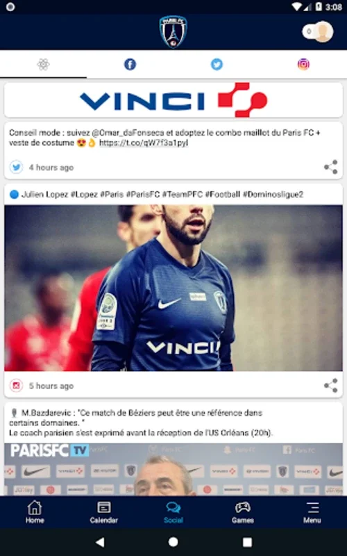 Paris FC for Android - Stay Updated with Club News