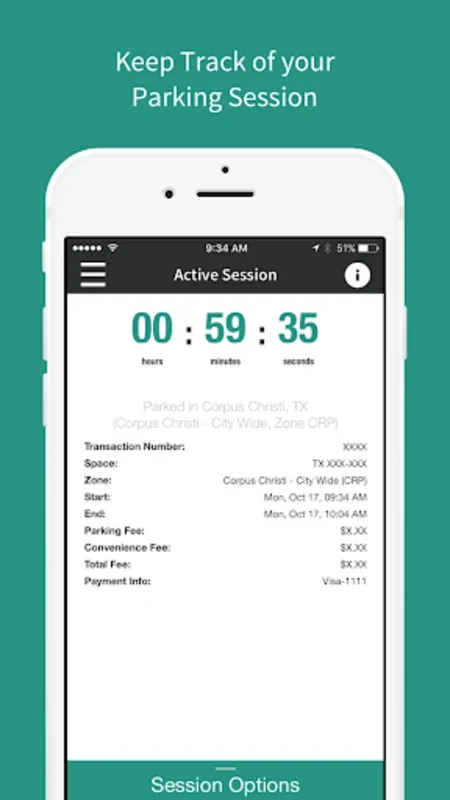 Park CC Mobile Payment Parking for Android - No Downloading Needed