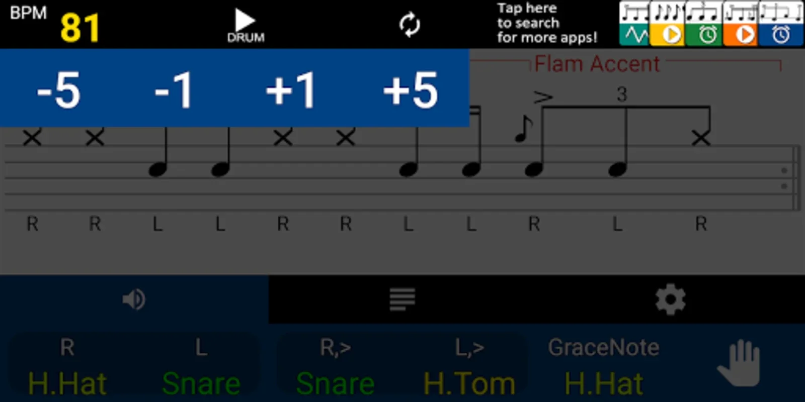 Drum Rudiment Player for Android - Enhance Your Drumming Skills