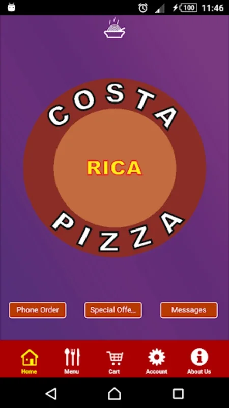 Costa Rica Pizza Sheffield for Android - Rewards & Discounts