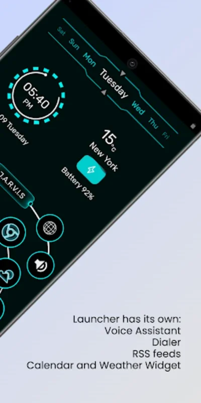 Jarvis Launcher for Android - Unlock Futuristic Interface