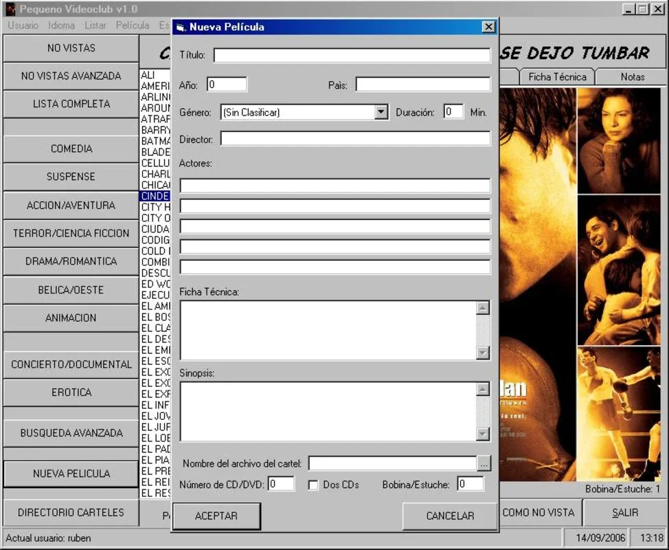 Pequeno Videoclub for Windows - Manage Your Movie Collection