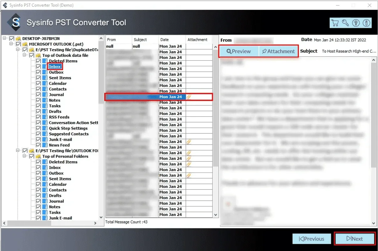 Sysinfo PST Converter for Windows - Convert PST Files Easily