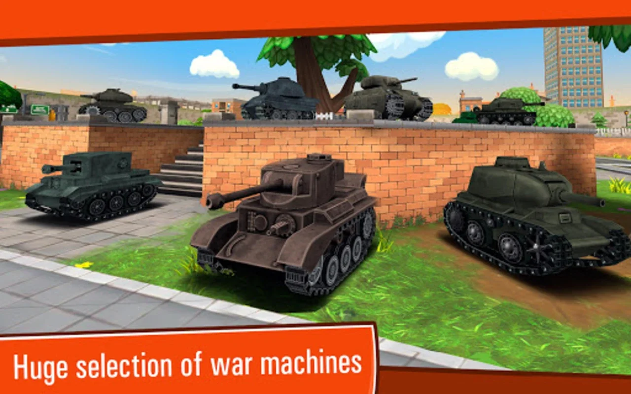 Toon Wars for Android - Thrilling Tank Battles