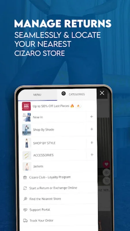 Cizaro for Android - Ladies' Denim Fashion at Your Fingertips